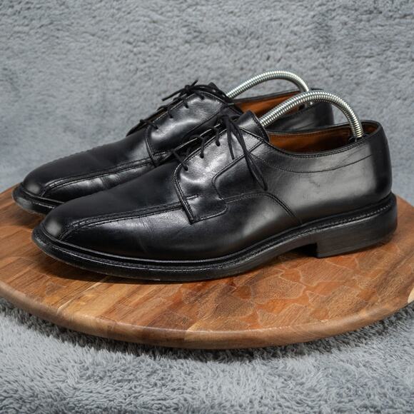 ALLEN EDMONDS HILLCREST BLACK MADE IN U.S.A. BICYCLE TOE SHOES SIZE 9.5 D - Picture 4 of 11